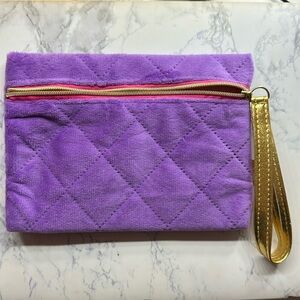 Ipsy Makeup Bag : Fuzzy Purple